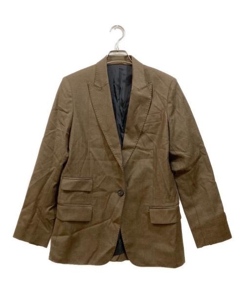 STELLA McCARTNEY（ステラマッカートニー）STELLA McCARTNEY (ステラマッカートニー) ウールテーラードジャケット ブラウン サイズ:34の古着・服飾アイテム