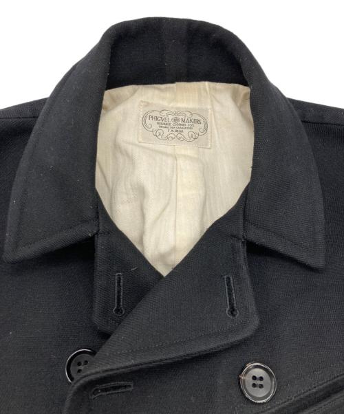 PHIGVEL MAKERS（フィグベルマーカーズ）PHIGVEL MAKERS (フィグベルマーカーズ) Pコート ブラック サイズ:1の古着・服飾アイテム