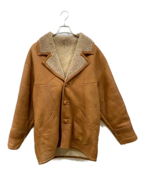 ROBERTO MASSINI（ロベルトマッシーニ）ROBERTO MASSINI (ロベルトマッシーニ) ムートンコート ブラウン サイズ:SIZE Mの古着・服飾アイテム