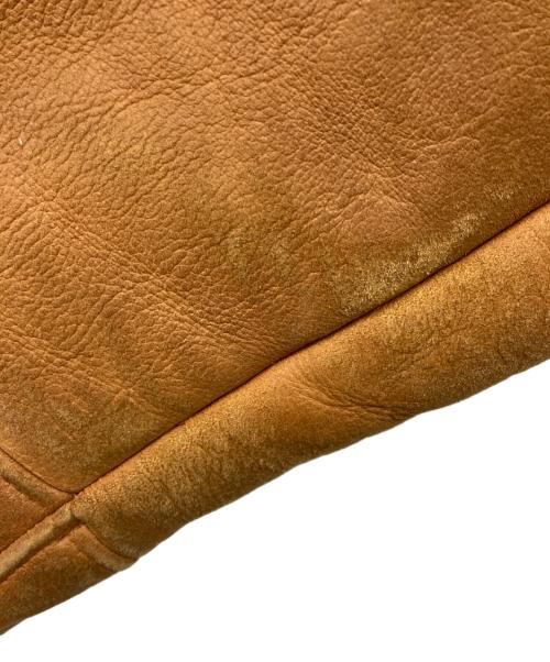 ROBERTO MASSINI（ロベルトマッシーニ）ROBERTO MASSINI (ロベルトマッシーニ) ムートンコート ブラウン サイズ:SIZE Mの古着・服飾アイテム