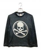 Mastermind JAPANマスターマインド ジャパン）の古着「ベロアカットソー」｜ブラック