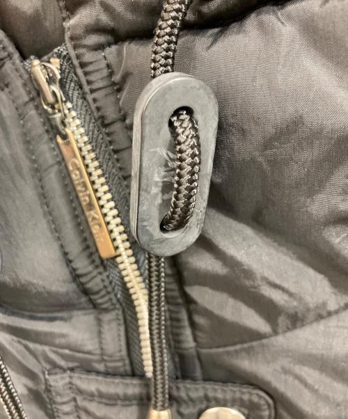 Calvin Klein（カルバンクライン）Calvin Klein (カルバンクライン) ダウンコート ブラック サイズ:実寸をご確認くださいの古着・服飾アイテム