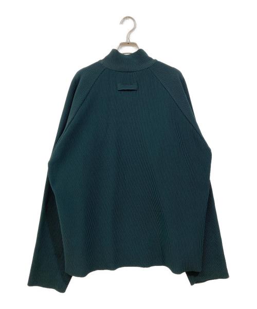 stein（シュタイン）stein (シュタイン) OVERSIZED GRADATION PLEATS LS グリーン サイズ:Lの古着・服飾アイテム
