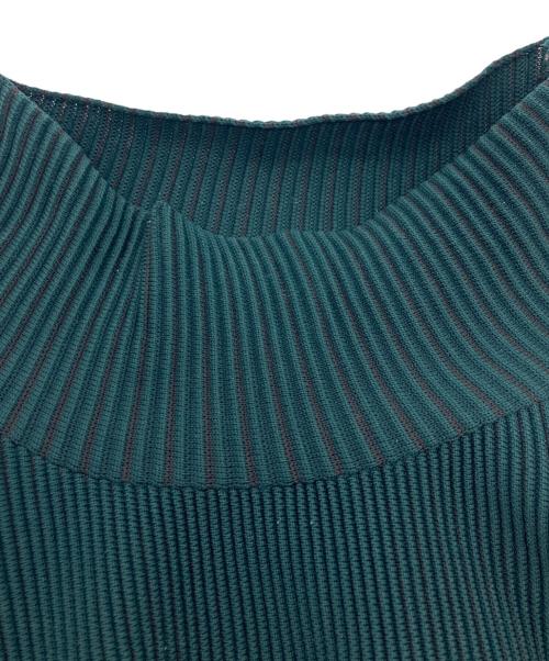 stein（シュタイン）stein (シュタイン) OVERSIZED GRADATION PLEATS LS グリーン サイズ:Lの古着・服飾アイテム