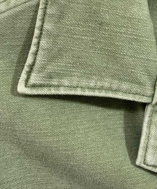 POLO RALPH LAUREN（ポロ・ラルフローレン）POLO RALPH LAUREN (ポロ・ラルフローレン) Painted Patchwork Cotton Shirt オリーブ サイズ:Sの古着・服飾アイテム