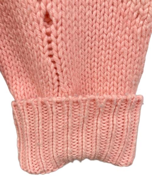 MM6 Maison Margiela（エムエムシックスメゾンマルジェラ）MM6 Maison Margiela (エムエムシックスメゾンマルジェラ) ダメージ加工ニット ピンク サイズ:14Y(キッズ)の古着・服飾アイテム