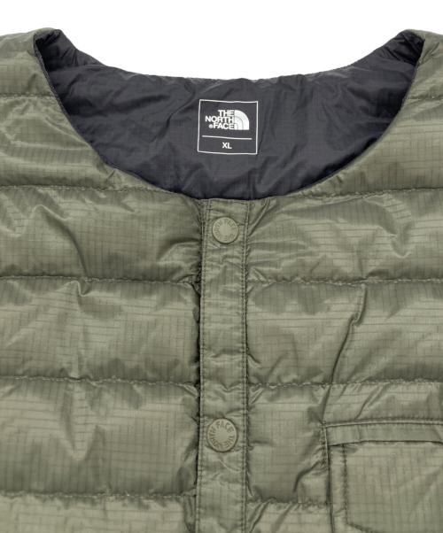 THE NORTH FACE（ザ ノース フェイス）THE NORTH FACE (ザ ノース フェイス) Fly Down Cardigan グレー サイズ:XLの古着・服飾アイテム