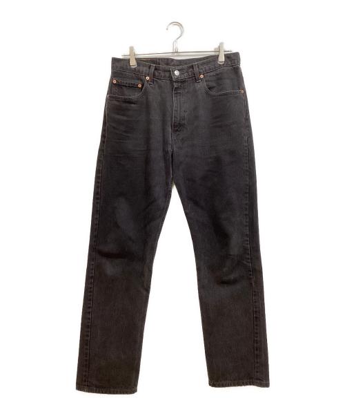 LEVI'S（リーバイス）LEVI'S (リーバイス) 505後染めブラックデニムパンツ ブラック サイズ:34の古着・服飾アイテム