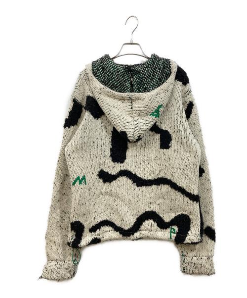 PAMM（パム）PAMM (パム) thanks sea knit anorak parka アイボリー サイズ:Mの古着・服飾アイテム