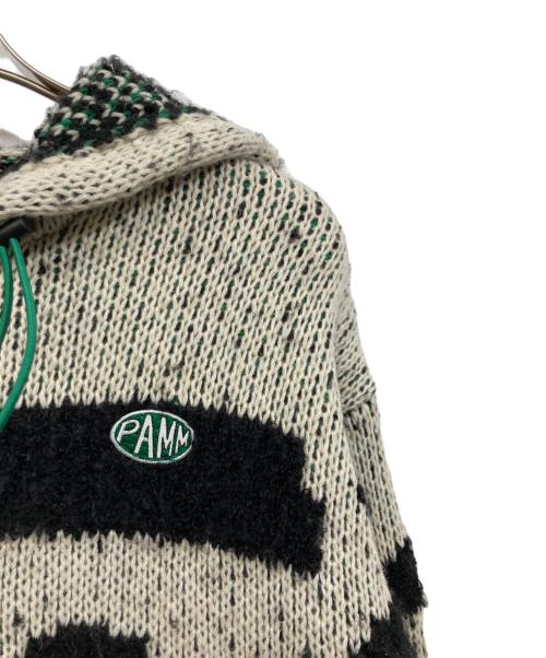 PAMM（パム）PAMM (パム) thanks sea knit anorak parka アイボリー サイズ:Mの古着・服飾アイテム