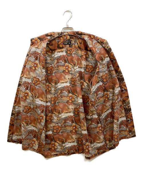 TOWN CRAFT（タウンクラフト）TOWN CRAFT (タウンクラフト) アロハシャツ ブラウン サイズ:Lの古着・服飾アイテム