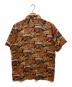 TOWN CRAFT (タウンクラフト) アロハシャツ ブラウン サイズ:L：5000円