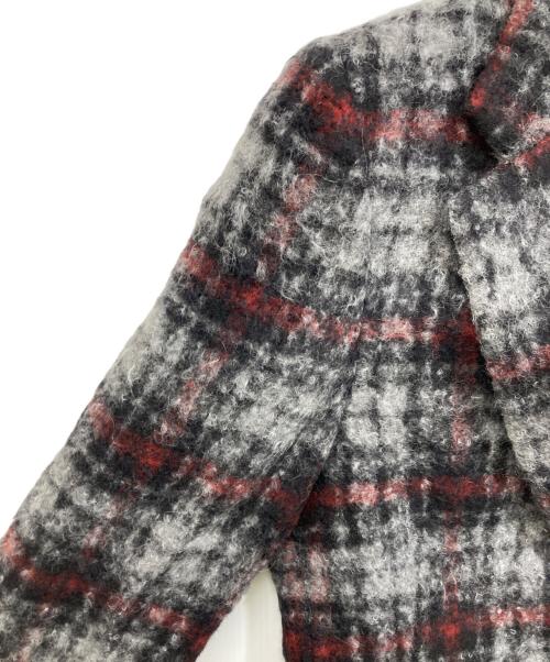 TOMORROW LAND（トゥモローランド）TOMORROW LAND (トゥモローランド) モヘヤテーラードジャケット グレー サイズ:SIZE 50の古着・服飾アイテム