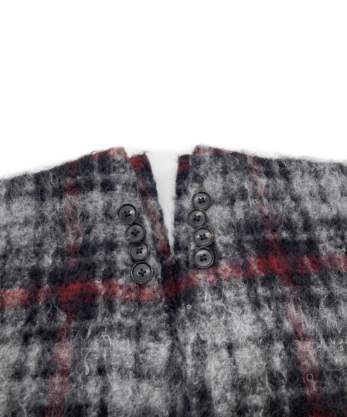 TOMORROW LAND（トゥモローランド）TOMORROW LAND (トゥモローランド) モヘヤテーラードジャケット グレー サイズ:SIZE 50の古着・服飾アイテム