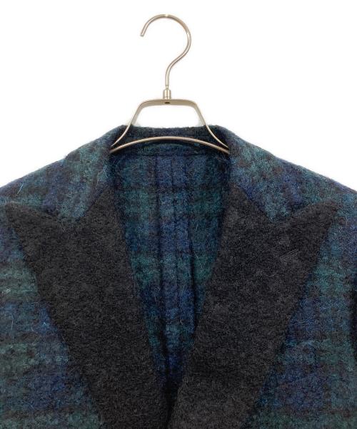 LARDINI（ラルディーニ）LARDINI (ラルディーニ) モヘヤ混テーラードジャケット ネイビー サイズ:48の古着・服飾アイテム