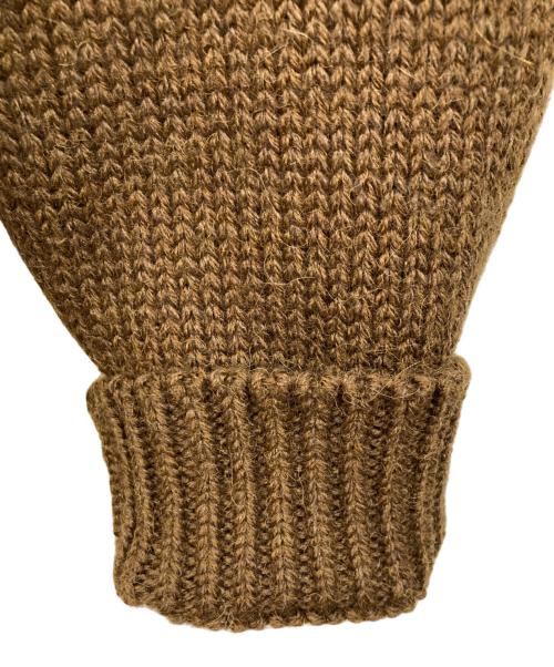 BATONER（バトナ―）BATONER (バトナ―) アルパカシルクハイネックニット ブラウン サイズ:2の古着・服飾アイテム