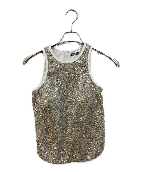 RIZOTTO（リゾット）RIZOTTO (リゾット) Sparkling pad in tank シルバー サイズ:Freeの古着・服飾アイテム