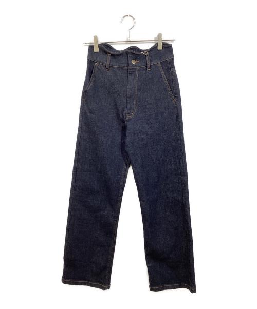 Eaphi（エフィ）Eaphi (エフィ) wave design high waist denim インディゴ サイズ:Sの古着・服飾アイテム