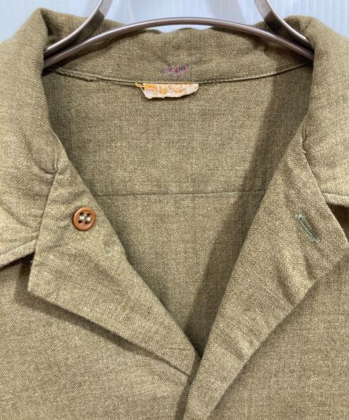 USED（ユーズド）USED (ユーズド) ミリタリーシャツ カーキ サイズ:16-33の古着・服飾アイテム