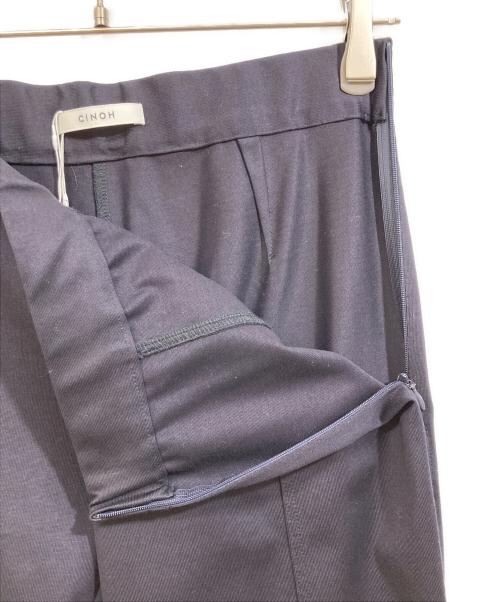 CINOH（チノ）CINOH (チノ) センターベンツストレッチパンツ ネイビー サイズ:38の古着・服飾アイテム