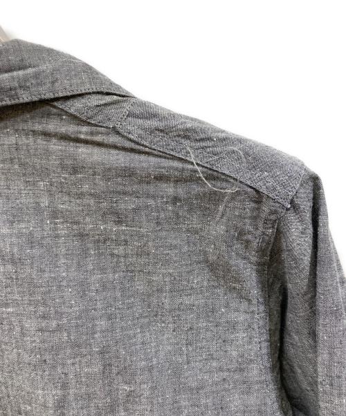 HEP（ヘップ）HEP (ヘップ) シャンブレーアトリエコート ブラック サイズ:40の古着・服飾アイテム