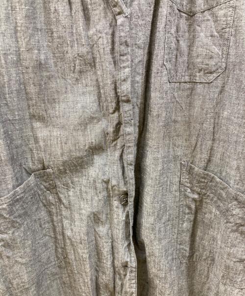 HEP（ヘップ）HEP (ヘップ) シャンブレーアトリエコート ブラック サイズ:40の古着・服飾アイテム