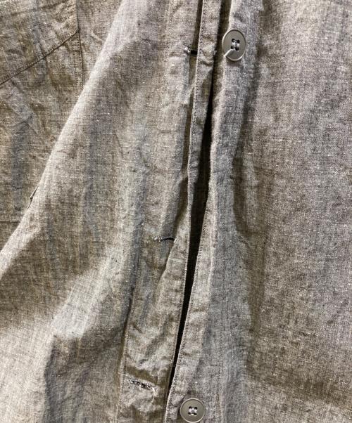 HEP（ヘップ）HEP (ヘップ) シャンブレーアトリエコート ブラック サイズ:40の古着・服飾アイテム