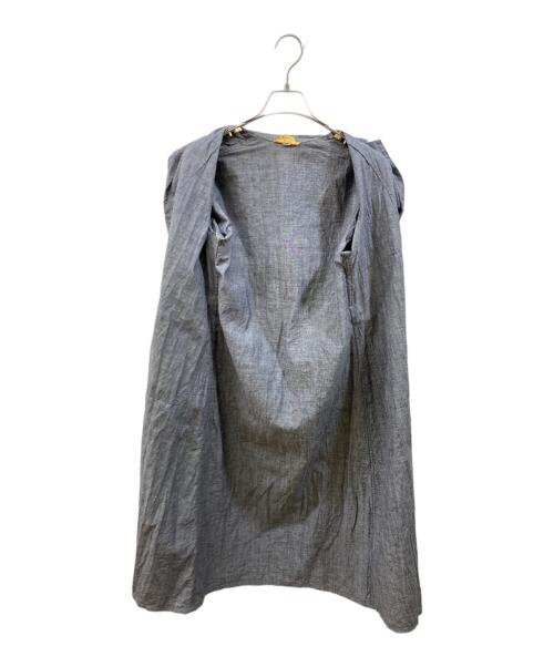 HEP（ヘップ）HEP (ヘップ) シャンブレーアトリエコート ブラック サイズ:40の古着・服飾アイテム