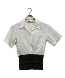 MARNI（マルニ）の古着「半袖シャツ」｜ホワイト