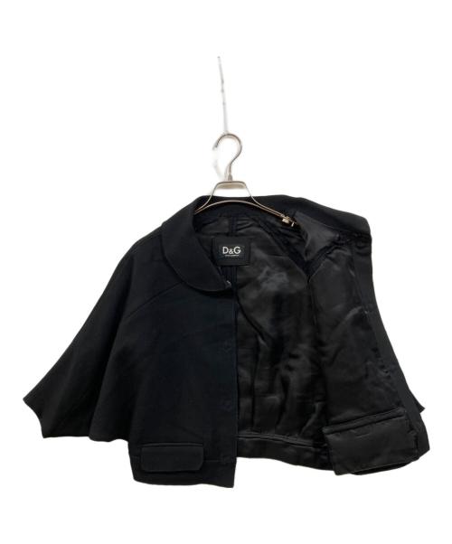 DOLCE & GABBANA（ドルチェ＆ガッバーナ）DOLCE & GABBANA (ドルチェ＆ガッバーナ) ポンチョコート ブラック サイズ:Sの古着・服飾アイテム