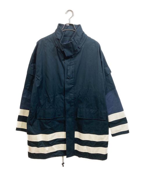 COMME des GARCONS HOMME（コムデギャルソン オム）COMME des GARCONS HOMME (コムデギャルソン オム) モッズコート ネイビー サイズ:Lの古着・服飾アイテム