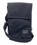 COMME des GARCONS HOMME×PORTERコムデギャルソン オム×ポーター）の古着「コラボショルダーバッグ」｜ブラック