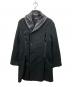 RAF SIMONS（ラフシモンズ）の古着「ロングPコート」｜ブラック