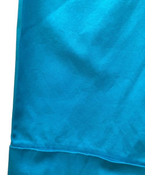 DRAWER（ドゥロワー）DRAWER (ドゥロワー) テーパードコットンタックパンツ ブルー サイズ:34の古着・服飾アイテム