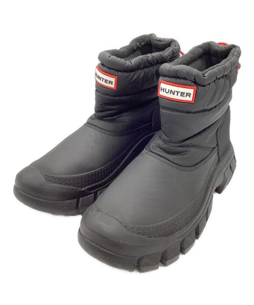 HUNTER（ハンター）HUNTER (ハンター) W INTREPID SHORT SNOW BOOT ブラック サイズ:US7の古着・服飾アイテム
