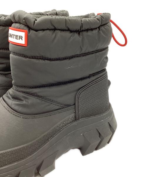 HUNTER（ハンター）HUNTER (ハンター) W INTREPID SHORT SNOW BOOT ブラック サイズ:US7の古着・服飾アイテム