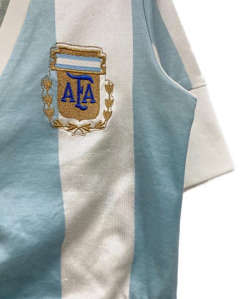 adidas（アディダス）adidas (アディダス) アルゼンチンユニフォーム風カーディガン ホワイト サイズ:Ｍの古着・服飾アイテム