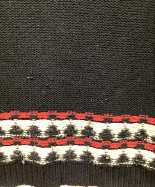 Saint Laurent Paris（サンローランパリ）Saint Laurent Paris (サンローランパリ) スパンコール装飾ショールカラー カーディガン ブラック サイズ:Lの古着・服飾アイテム