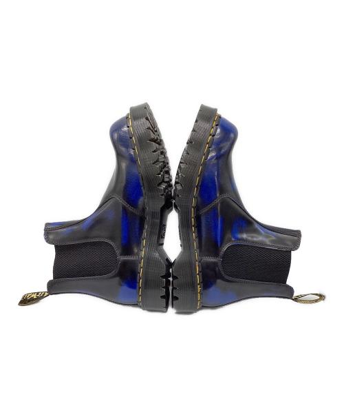 Dr.Martens（ドクターマーチン）Dr.Martens (ドクターマーチン) チェルシーブーツ ネイビー×ブラック サイズ:UK8の古着・服飾アイテム