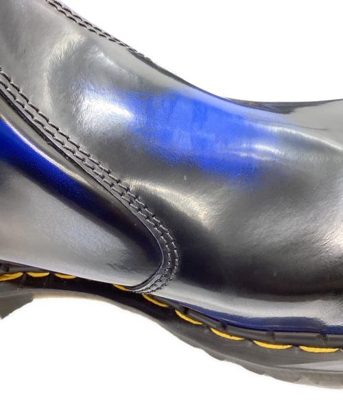 Dr.Martens（ドクターマーチン）Dr.Martens (ドクターマーチン) チェルシーブーツ ネイビー×ブラック サイズ:UK8の古着・服飾アイテム