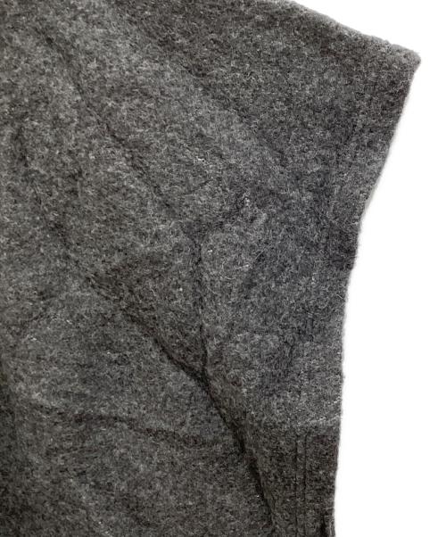 nest Robe（ネストローブ）nest Robe (ネストローブ) フードショールベスト グレー サイズ:Freeの古着・服飾アイテム