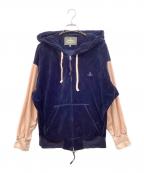 Vivienne Westwood manヴィヴィアン ウェストウッド マン）の古着「ベロアパーカー」｜ネイビー