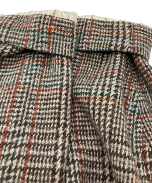 Vivienne Westwood man（ヴィヴィアン ウェストウッド マン）Vivienne Westwood man (ヴィヴィアン ウェストウッド マン) グレンチェック ピーコート ブラウン サイズ:44の古着・服飾アイテム