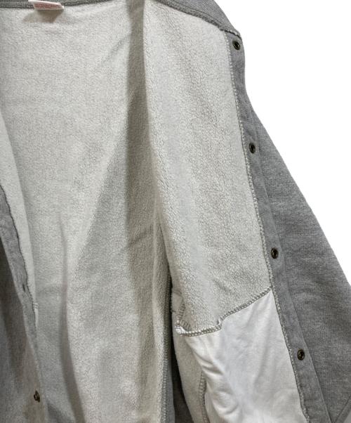 Champion REVERSE WEAVE（チャンピオン リバース ウィーブ）Champion REVERSE WEAVE (チャンピオン リバース ウィーブ) スナップボタンスウェットカーディガン グレー サイズ:Lの古着・服飾アイテム