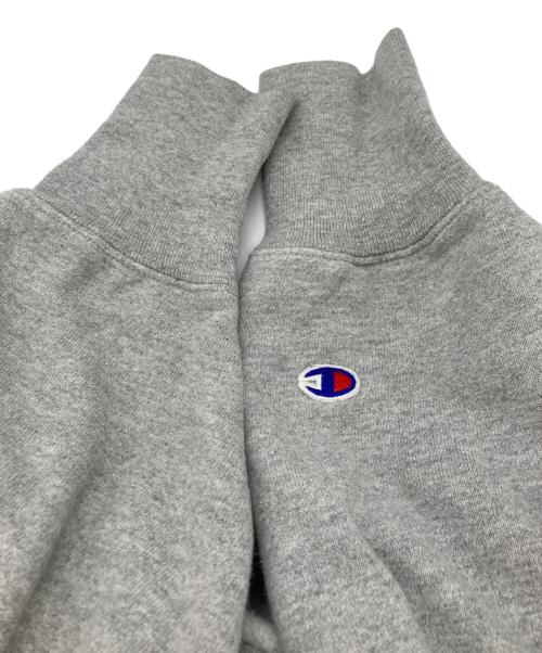 Champion REVERSE WEAVE（チャンピオン リバース ウィーブ）Champion REVERSE WEAVE (チャンピオン リバース ウィーブ) スナップボタンスウェットカーディガン グレー サイズ:Lの古着・服飾アイテム