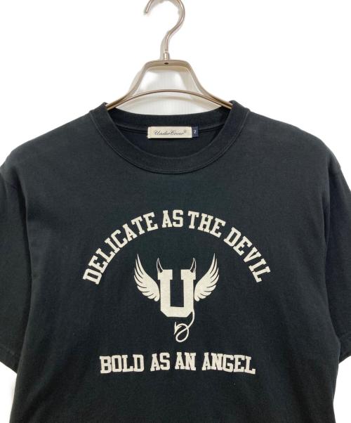 UNDERCOVER（アンダーカバー）UNDERCOVER (アンダーカバー) プリントTシャツ ブラック サイズ:2の古着・服飾アイテム