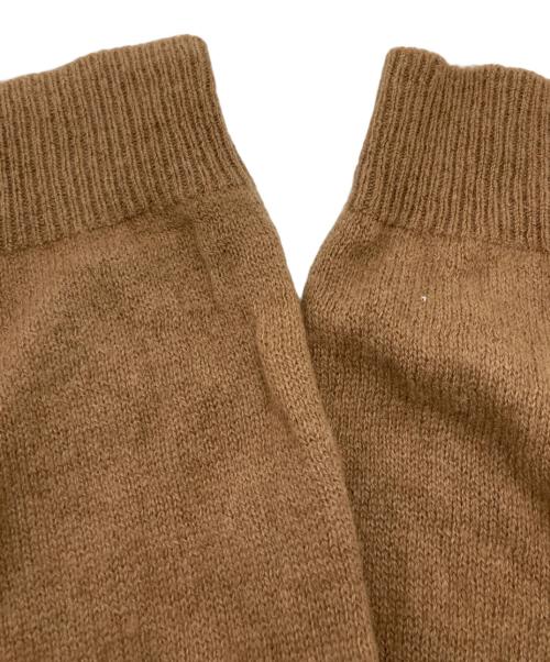 AURALEE（オーラリー）AURALEE (オーラリー) BABY CAMEL KNIT P/O ブラウン サイズ:SIZE 4の古着・服飾アイテム
