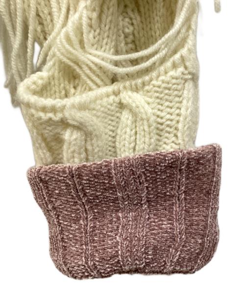 rurumu:（ルルムウ）rurumu: (ルルムウ) フリンジカーディガン アイボリー サイズ:Freeの古着・服飾アイテム