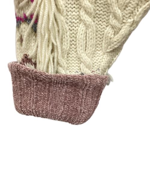 rurumu:（ルルムウ）rurumu: (ルルムウ) フリンジカーディガン アイボリー サイズ:Freeの古着・服飾アイテム