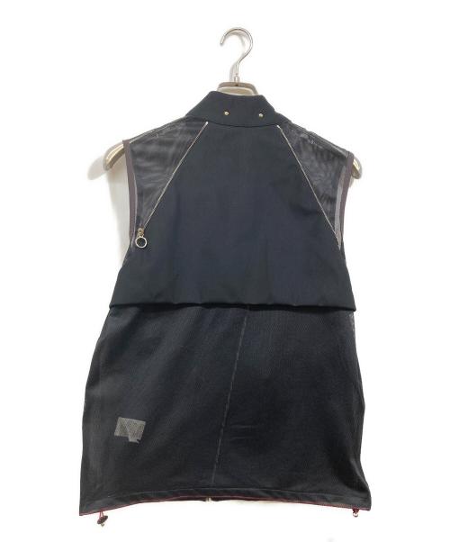 PAUL SMITH（ポールスミス）PAUL SMITH (ポールスミス) メッシュ切替ライダースジャケット ブラック サイズ:Lの古着・服飾アイテム